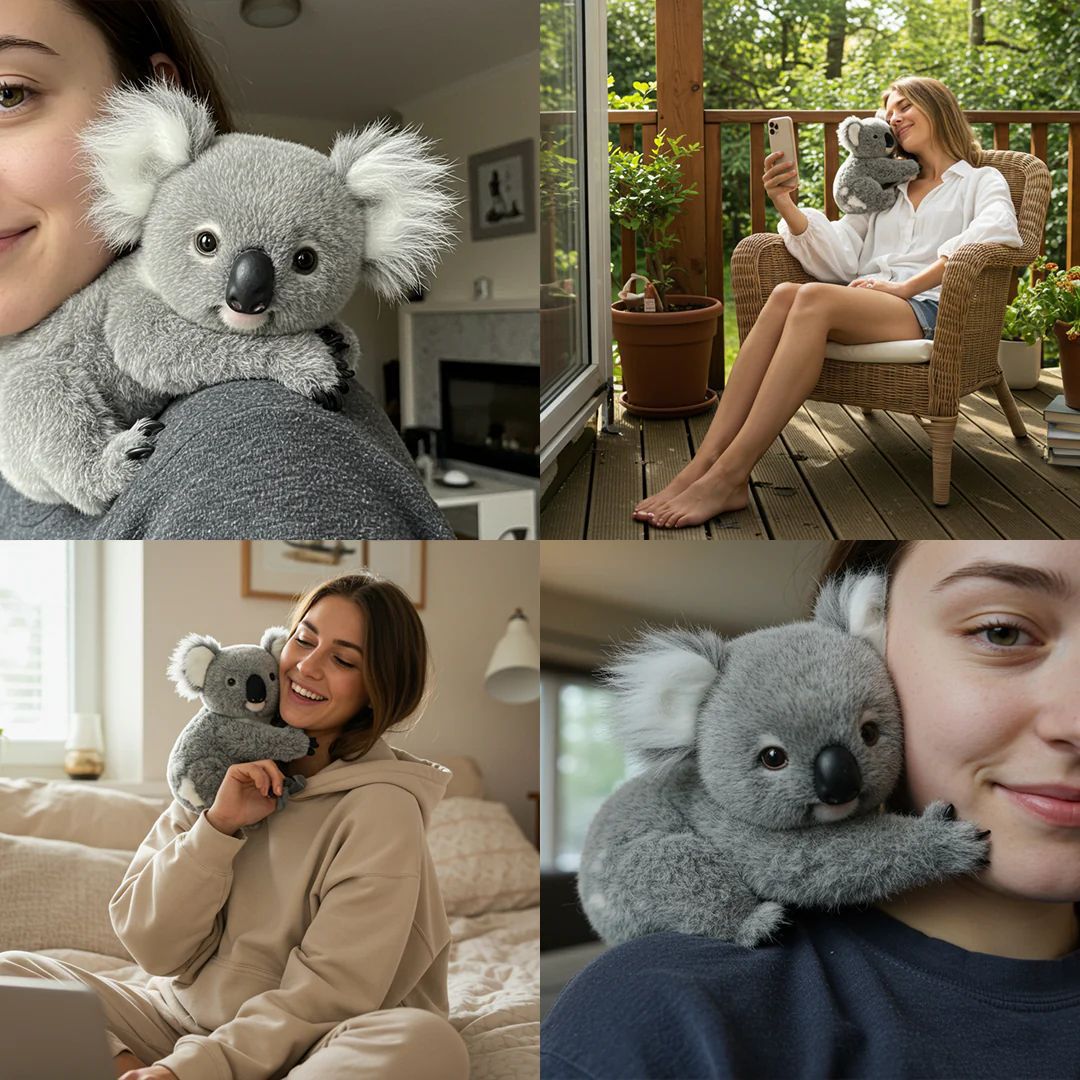 🐨 Koaly – Śliczne, futrzane zabawki w kształcie koali