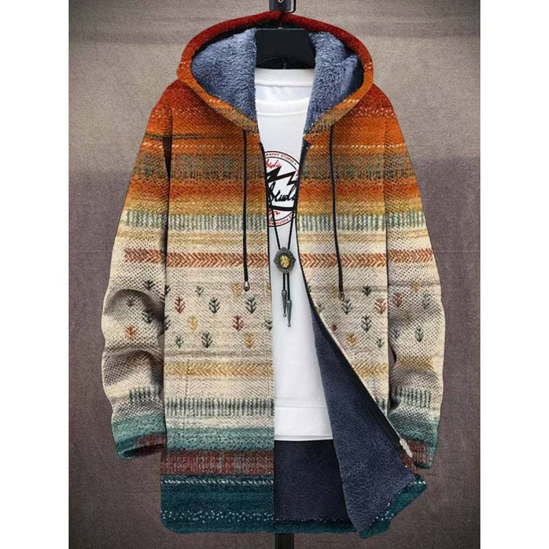 👔[S-4XL] Pánský ležérní teplý podzimní a zimní kabát, vyrobený z silné vlny a sametu, dostupný ve všech velikostech.