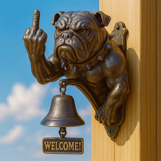 🔔Zábavný zvonek ve tvaru buldoka🐶-4043643