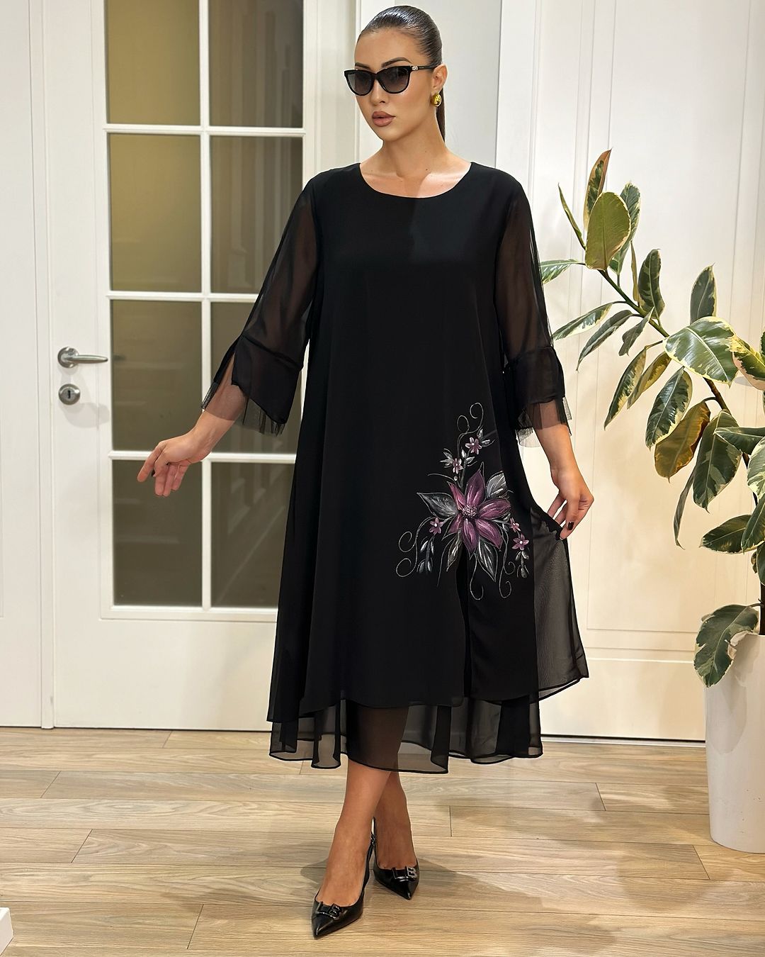 【S-5XL】👗Nové šifonové zeštíhlující šaty