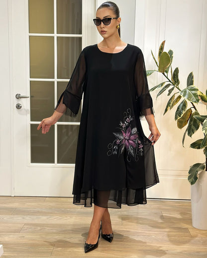 【S-5XL】👗Nové šifonové zeštíhlující šaty