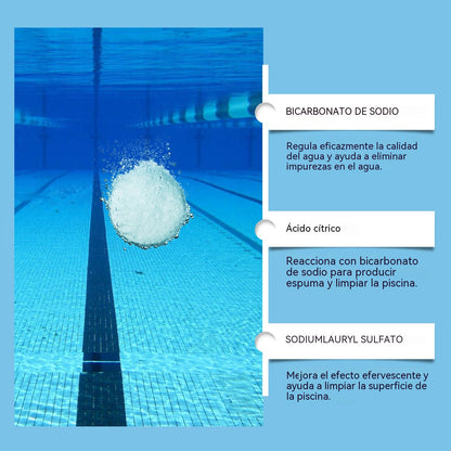 🔥【Compra 1, llévate 1 gratis🏊‍♀️💧Pastillas limpiadoras para piscinas para un agua clara y transparente.