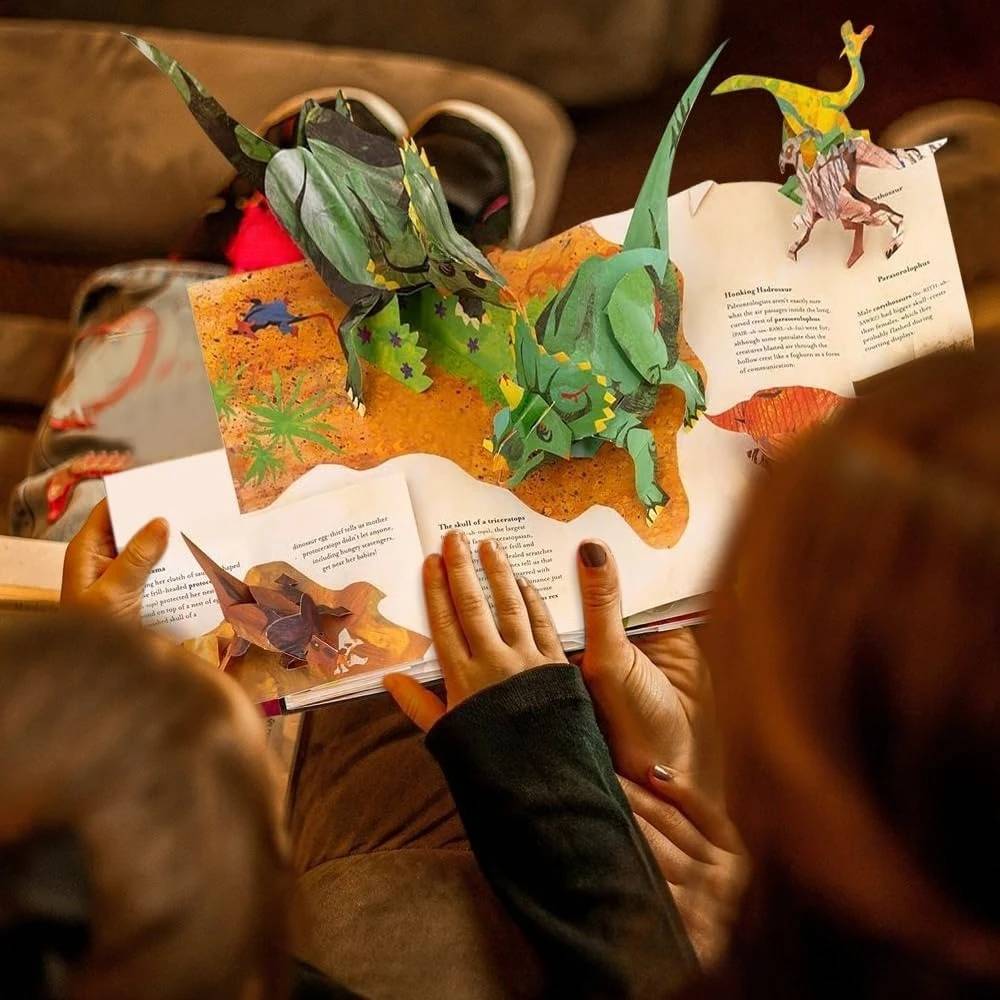 📕 3DEnclopediaPrehistoriaDinozauryKsiążka - rozkładanka Encyklopedia dinozaurów