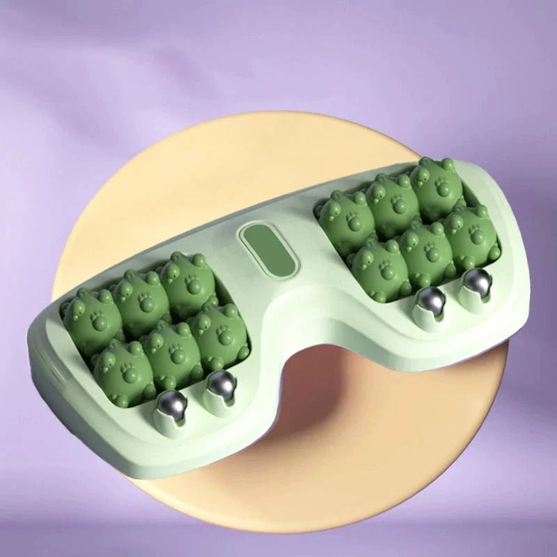 🔥Nový produkt💜Přenosný masážní přístroj na nohy s dvojitým válečkem💜-4133237