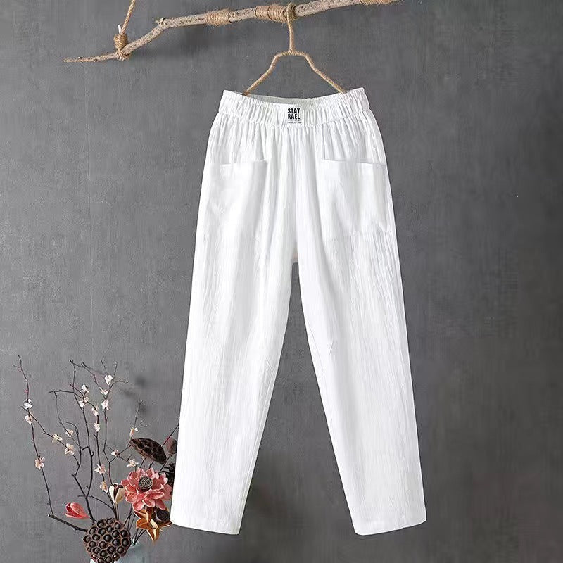 🌿🌈【Oferta por tiempo limitado】【M-4XL】Nuevos pantalones de pierna ancha para mujer, nuevos de la colección primavera 2026. Pantalones casuales cómodos.