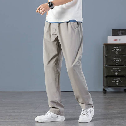 👖[M–6XL] Pánské volné bavlněné kalhoty rovného střihu pro větší velikosti – outdoorové kalhoty🔥