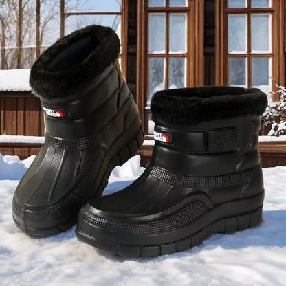 ♥️♥️【Novinky】Teplé, voděodolné bavlněné outdoorové boty a sněhové boty s fleecovou podšívkou, super voděodolné holínky