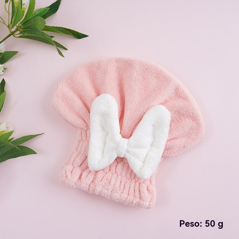 🔥🎀🛀Gorro de ducha a prueba de golpes, de secado rápido y con champú súper absorbente😍