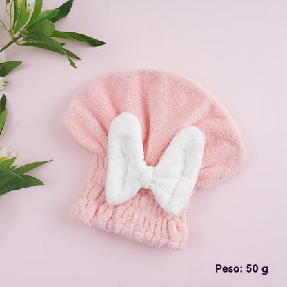 🔥🎀🛀Gorro de ducha a prueba de golpes, de secado rápido y con champú súper absorbente😍