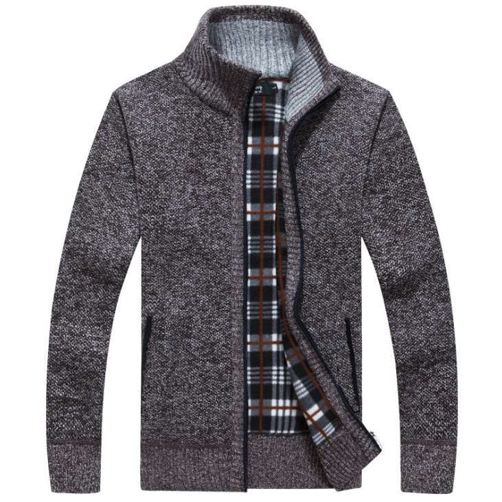 🔥【M–3XL】2026 Pánský svetr ve velkých velikostech s volným střihem a zipem