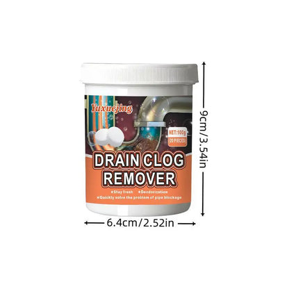 🔥50% DE DESCUENTO 【2 por 26 euros】❤️ Potentes pastillas efervescentes limpiadoras que disuelven rápidamente las obstrucciones causadas por el cabello graso, desatascando los desagües; además, son desodorantes y antibacterianas.