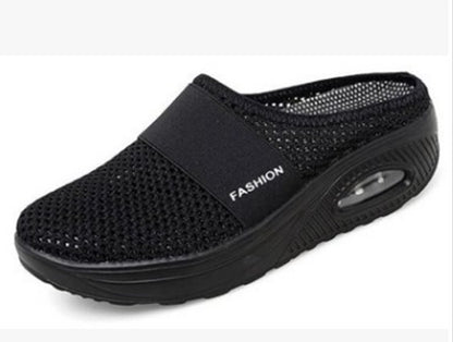 👡🛒【Nuevo producto a precio reducido】💖🎁【35-43】Zapatillas 2025 de malla hueca con amortiguación de aire y alta elasticidad para caminar sin cansar
