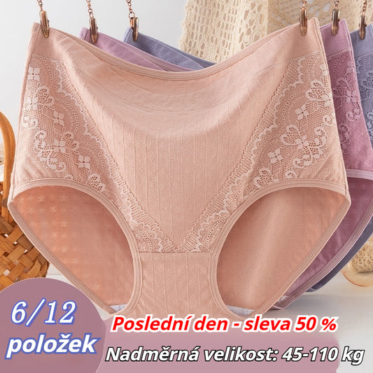 🔥🩲【Kupte 6 kusů, získejte 6 zdarma】(1 kus = 59Kč) Poslední den - sleva 50 % - Antibakteriální kalhotky s vysokým pasem pro kontrolu bříška-4085845