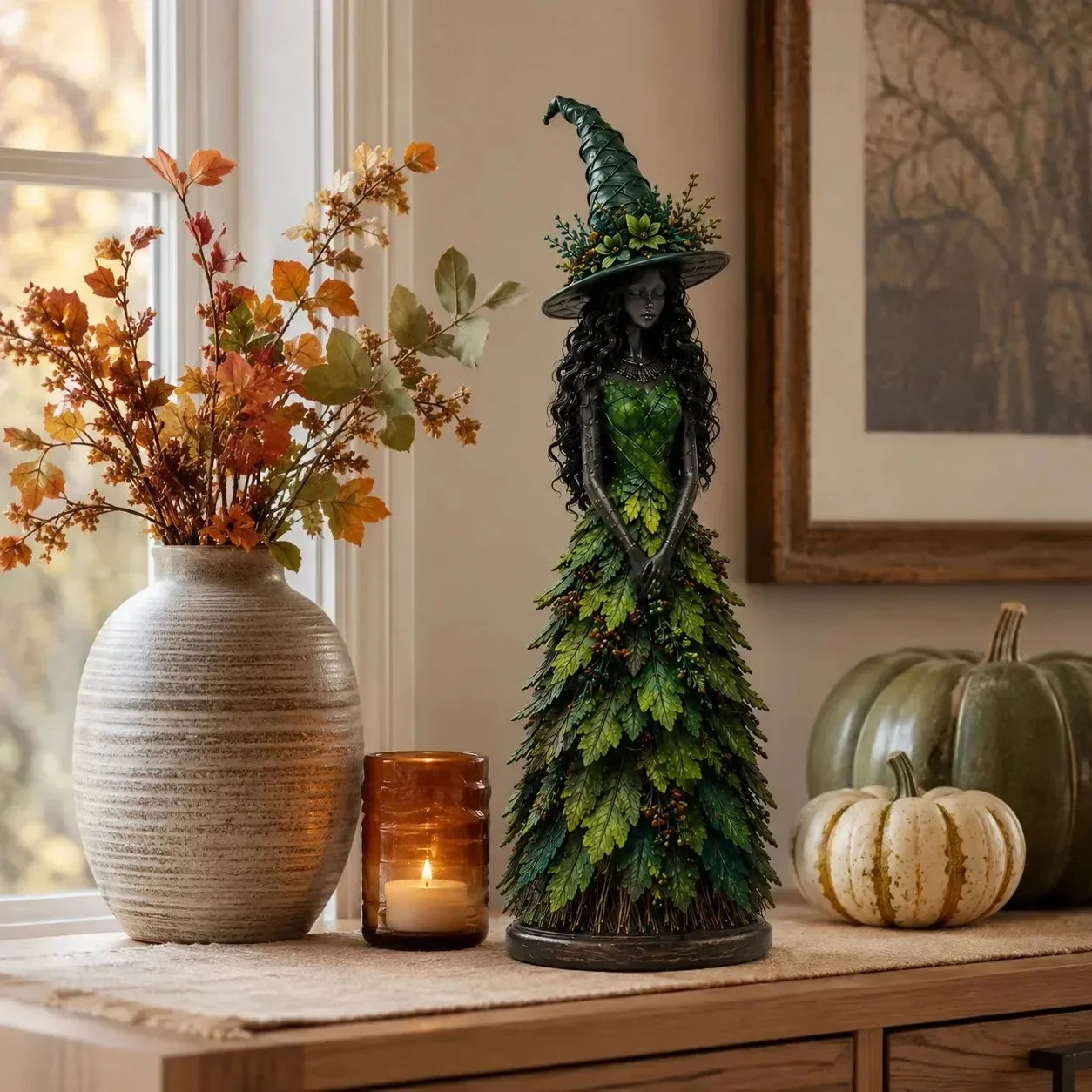 🧙‍♀️ Figura de bruja encantada de otoño-4333536