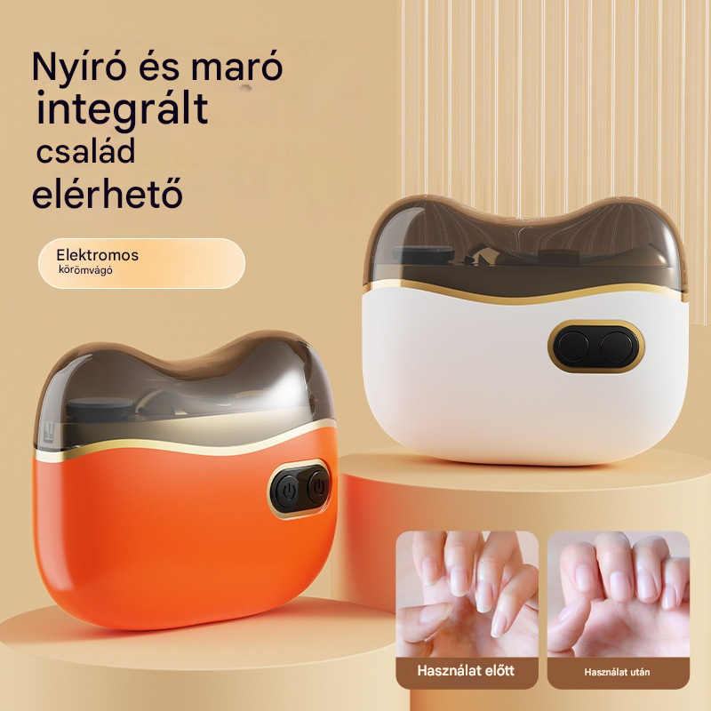 ✂️💅🔥 Multifunkcionális elektromos körömreszelő, elektromos körömvágó becsípődésvédelemmel