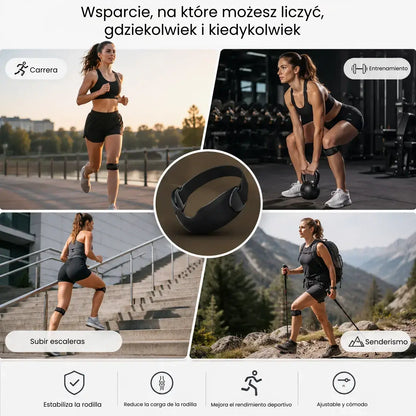 【paquete de 4】Rodilleras deportivas 👉 Las rodillas necesitan tiempo para recuperarse, y este equipamiento proporciona el soporte necesario.