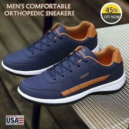 ✨50% de descuento✨【38-48】2026 nuevas zapatillas de cuero cómodas para hombre, cómodas y de moda