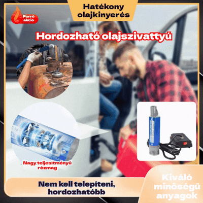 💥✅🔥A limitált ajánlat utolsó napja 50% kedvezménnyel!🔥Kiváló minőségű akkus olaj- és vízpumpa készlet – nagy teljesítményű 100 W-os, hordozható és multifunkcionális - 4206791