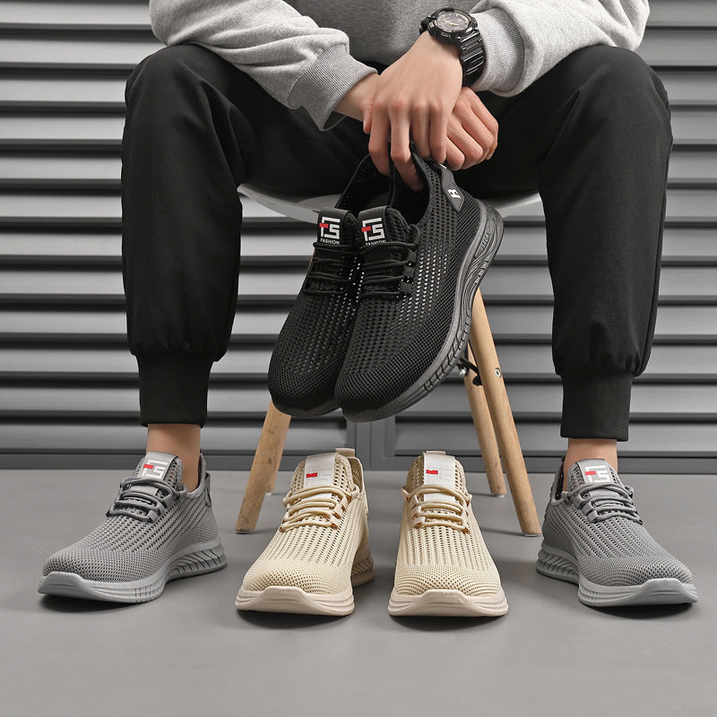 🔥👟【39-44】Pánská volnočasová obuv, pohodlná, prodyšná, síťovaná, protiskluzová, módní
