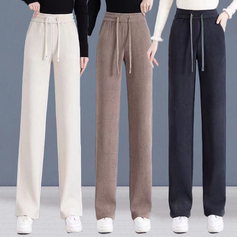 👖【40-110KG】🔥✅Nove baršunaste ležerne hlače širokih nogavica, vrlo udobne za nošenje.
