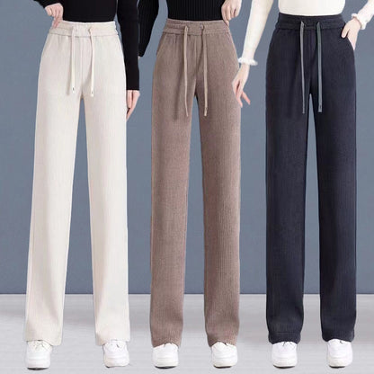 👖【40-110KG】🔥✅Nove baršunaste ležerne hlače širokih nogavica, vrlo udobne za nošenje.