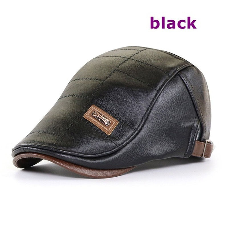 🧢🔥 Boina de cuero genuino con estilo vintage – Calidad premium y diseño atemporal ✨