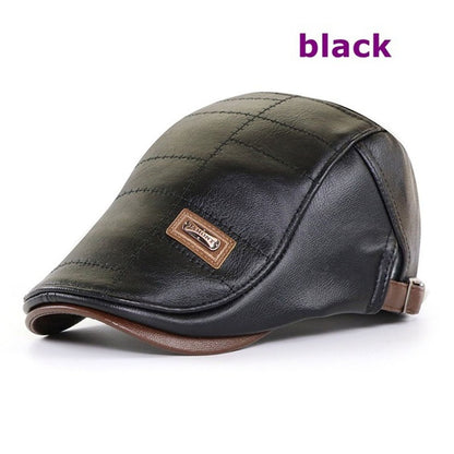🧢🔥 Boina de cuero genuino con estilo vintage – Calidad premium y diseño atemporal ✨