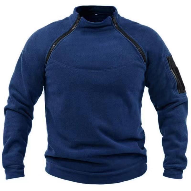 【S-4XL】Φθινοπωρινά και χειμερινά ανδρικά ζεστά μακρυμάνικα μπλουζάκια εξωτερικού χώρου