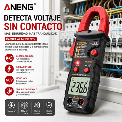 🔥【Oferta por tiempo limitado】🛠️Pinza digital inteligente, pinza de electricista multifuncional✅pinza amperimétrica de alta precisión✅ identificación completamente automática.