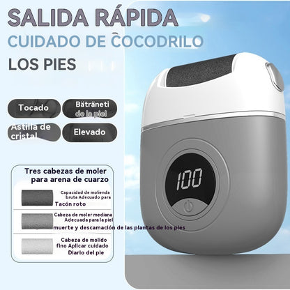 🦶🛁✨🔥Nuevos rodillos eléctricos para pies, elimina la piel muerta de los talones, rodillos eléctricos para pies, adecuados para el cuidado de los pies
