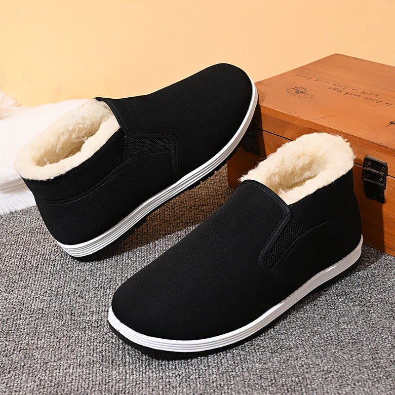 🔥【39-44】Nuevos zapatos de algodón cálidos de terciopelo de otoño e invierno antideslizantes