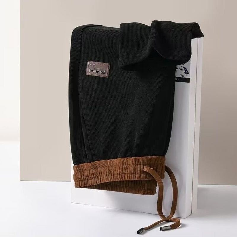 🔥🔥 Φθινοπωρινό/Χειμερινό Casual Παντελόνι - Ευέλικτη Χαλαρή Εφαρμογή, Φόδρα από Φλις, Φόρμα