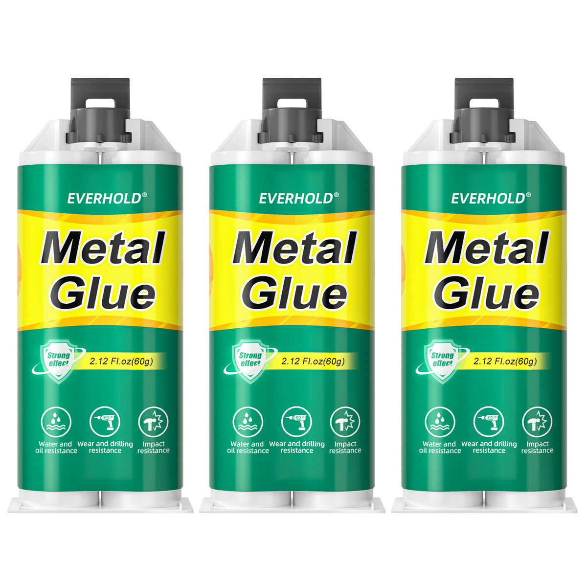 🔥【Oferta limitada al 50%!!】🔥【Juego de 3 piezas】 🔥🛠️Pegamento reparador de metal AB de alta resistencia