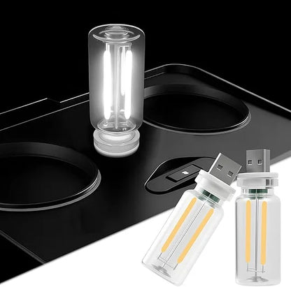 【50% KEDVEZMÉNY!】【Vegyél 1-et, a 2-őt pedig ingyen kapod!】USB-s autós éjszakai lámpa-4181692