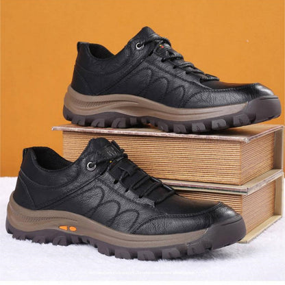 🔥🌟 [39-48] Nová pánská kožená obuv pro podzim a zimu 2025 – zateplená, pohodlná a teplá, protiskluzová a voděodolná.