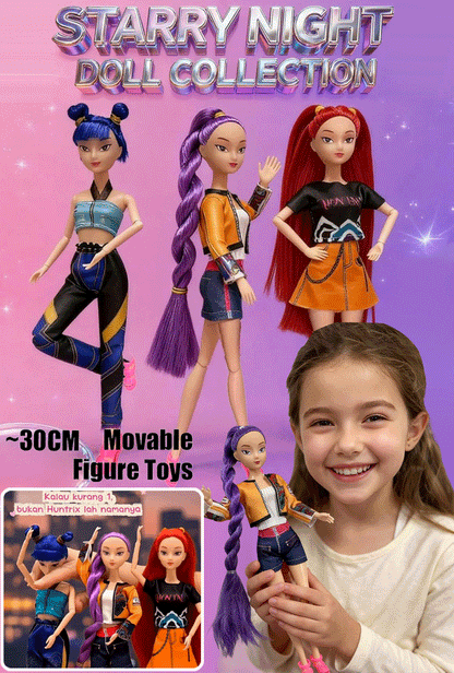 💥【Legnagyobb eladási teljesítményű termék！】Lánycsoportos bábjak POP Witch Hunter-4170802