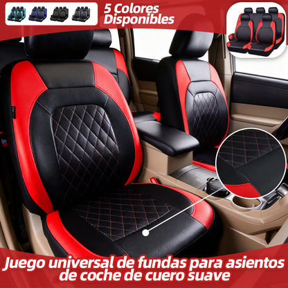 🚗🚗Juego universal de fundas para asientos de coche de cuero suave_4304194