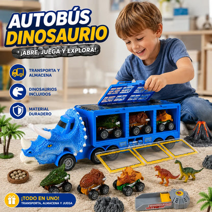 🦖🚛 ¡El Camión de Dinosaurios que Guarda, Lanza y Divierte! 🎵✨
