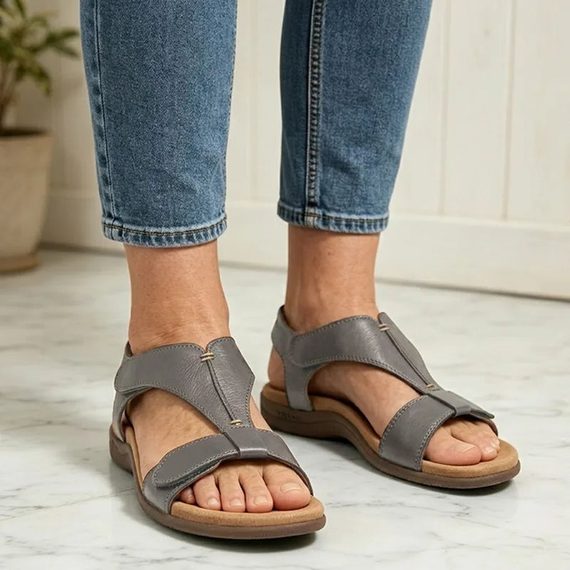 【36-43】Sandalias de verano con suela blanda y soporte de arco, casuales y cómodas.