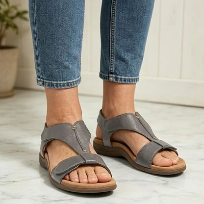 【36-43】Sandalias de verano con suela blanda y soporte de arco, casuales y cómodas.