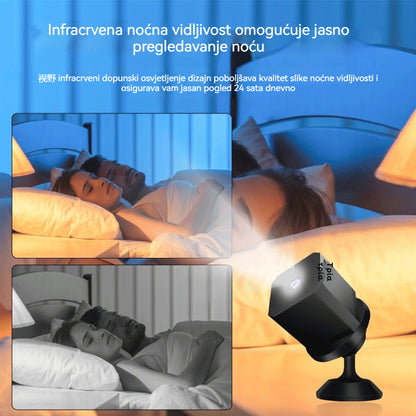 🏠📹🕵️【Direktna sniženja za 25 eura】🔥Mala kvadratna kamera, HD pametna kamera, bežično udaljeno kućno nadzor s WiFi podrškom - 4210531