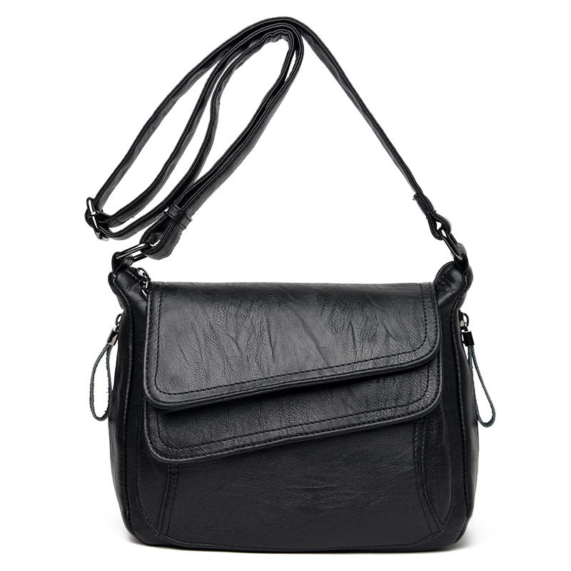 ✨👜 Este elegante bolso de hombro está hecho de cuero suave de alta calidad, ideal para salidas diarias y cómodas.