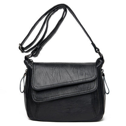 ✨👜 Este elegante bolso de hombro está hecho de cuero suave de alta calidad, ideal para salidas diarias y cómodas.