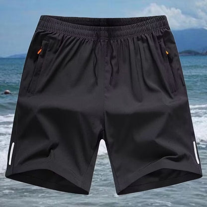 [Oferta especial] Nuevos pantalones cortos deportivos casuales de seda fría y secado rápido para hombre
