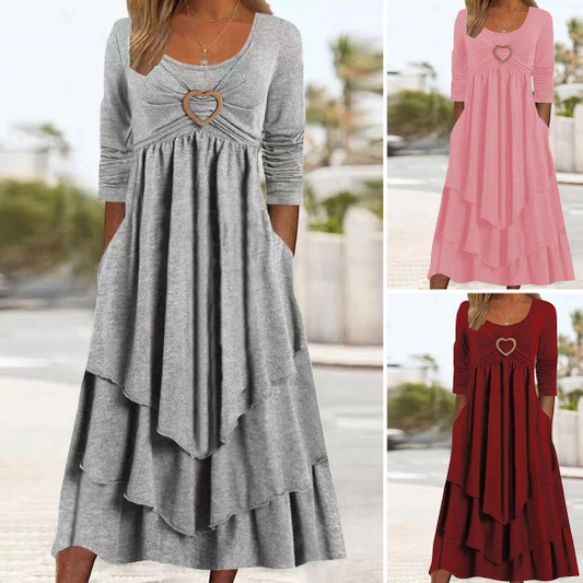 👗 Έκπτωση 50%🔥【40-100kg】2026 Νέο απλό φόρεμα από βαμβάκι και λινό, άνετο και αναπνέον ύφασμα ✅️Πληρωμή κατά την παράδοση ✅️2 είδη με έκπτωση 70%