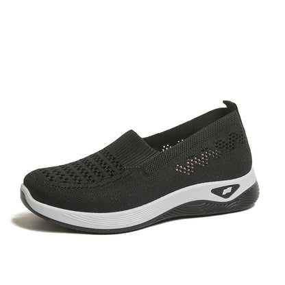 💖Oferta por tiempo limitado🔥【35-43】🥿Zapatos nuevos de mujer tejidos, transpirables, casuales, antideslizantes para mamás, planos y flexibles._4248038