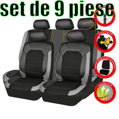 🚗🚗 Univerzální sada měkkých kožených autopotahů