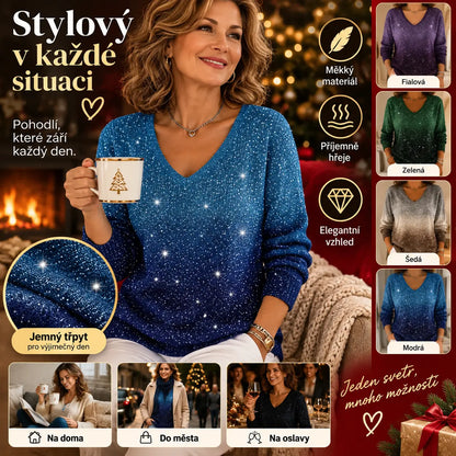 👚👚Nuevo suéter de manga larga con cuello en V para mujer, otoño/invierno 2026