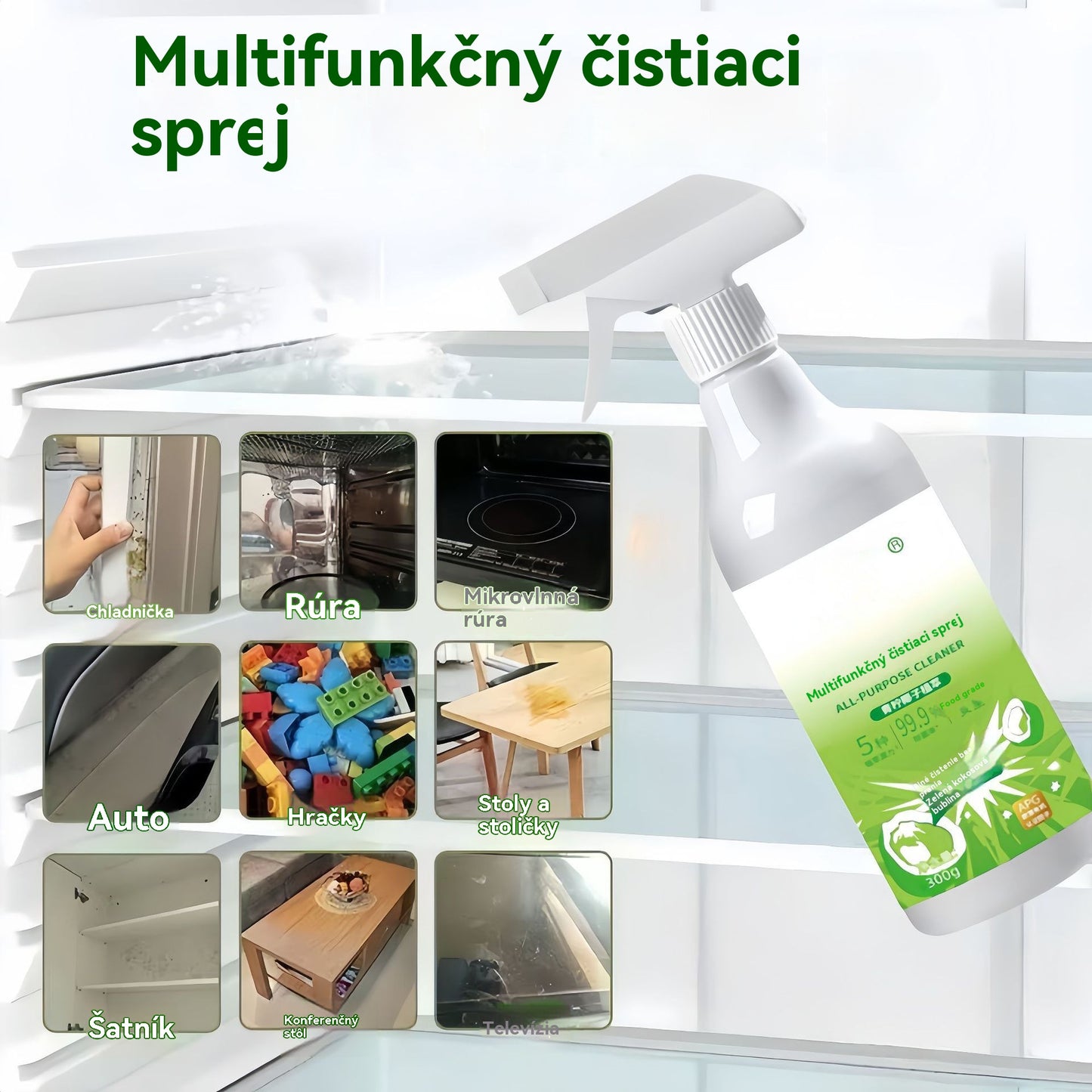 🔥 Akcia 2025 🔥Univerzálny čistiaci sprej, bez oplachovania