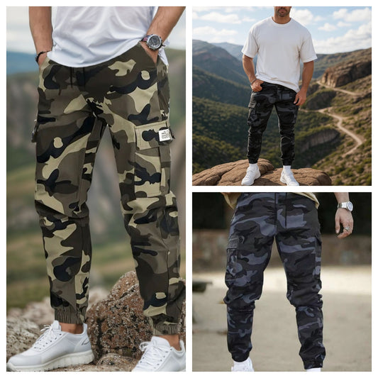 🛠️ 👖 Odolné taktické pracovní kalhoty – směs nylonu a bavlny, mnoho funkčních kapes, ideální pro práci venku 🌲